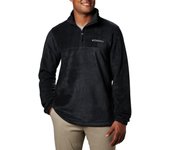 Columbia Polar con media cremallera Steens Mountain, polar negro para hombre XXL negro