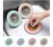 Colador de fregadero, tamiz de silicona, filtro de fregadero de cocina, rellenos de malla para cabello, Gootsteen Zeef Things para accesorios de cocina