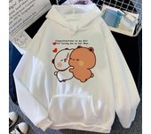 Bubu Dudu-sudaderas con capucha para mujer, ropa de lana Unisex, chándal de los años 90, capucha gráfica para mujer 2023 2XL