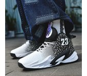 Zapatillas de baloncesto para hombre, botas deportivas, otoño e invierno, nuevas, de piel, suela de goma de combate real, zapatillas para jóvenes y estudiantes, zapatos para hombre 35