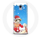Coque pour Samsung Galaxy A8 2018 Anime One Piece Luffy Le jour de Noël 2023