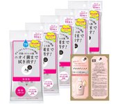 AG Deo 24 Clear Shower 10 sheets x 5 pieces Bonus [Bulk Purchase] Sheets, Unscented, +