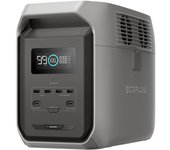 EF ECOFLOW DELTA 3 1500 Estación de Energía Portátil, Batería LiFePO4 de 1536 Wh, Carga Completa en 1.5 Horas, 1800 W (3 600 W Pico) Generador Solar