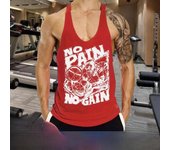 Chaleco de running sin mangas de corte holgado para hombre: logotipo personalizado, diseño transpirable en forma de I para fitness de verano. L verde del ejército