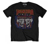 Camiseta unisex para adultos Pantera Domination S negro