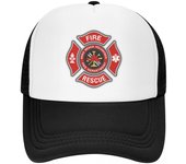 Moda Unisex fuego rescate bombero camionero sombrero adulto ajustable gorra de béisbol Unisex WoUnisex gorras Snapback al aire libre Trucker Hat