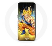 Coque pour Samsung Galaxy S6 edge Son goku dragon ball corps enervé