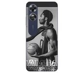 Coque Oppo A17 Kobe Bryant NBA black mamba mentality Maniacase