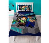 Juego de funda nórdica Minecraft Survive Single
