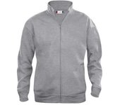Chaqueta con cremallera completa para hombre Clique XXL gris