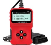 Escáner OBD2, datos en vivo, herramienta de lector de código de diagnóstico mecánico profesional para comprobar el voltaje de la batería de la luz del motor rojo