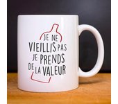 Taza NO VUELVO A GANAR EN VALOR TU blanco