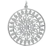 Les Trésors De Lily [L5676] - Pendentif Argent 'Carmen' argenté (rhodié) - 30 mm plata