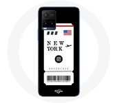 Coque pour Vivo Y21s 2021 / Y21 2021 Billet d'avion New York