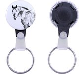 Appaloosa - unique keychain with a horse picture, handmade product, light and handy pendant from Art-Dog brand