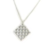 Les Trésors De Lily [M8837] - Collier acier 'Carmen' chrome plata