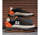 Zapatos de hombre 2023 primavera versátiles deportes de hombre corriendo suela gruesa zapatos elevados 43 naranja