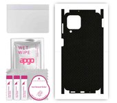 apgo Protective Skin Sticker for the back+sides compatible with Samsung Galaxy M53 5G, Full Wrap Film, Foil, Vinyl - Pattern Matrix