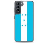 Coque Téléphone - Honduras officiel - Samsung Galaxy S22 Plus - Drapeau - Souple - Multicolore