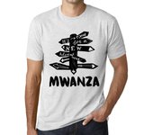 Camiseta vintage para hombre Camiseta gráfica Hora de nuevas ventajas Mwanza Vintage White XS anti-flash blanco