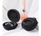1 estuche de viaje, caja de almacenamiento portátil para un solo reloj, resistente a golpes e impactos, para relojes de pulsera y relojes inteligentes one size