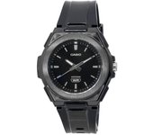 Reloj Casio estándar analógico con esfera negra de cuarzo LWA-300HB-1E 100M para mujer negro