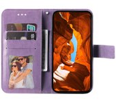 For vivo S20 5G Case Floral Pattern PU Leather Wallet Stand Phone Cover Pink