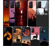 Funda de teléfono  Disparando alces en el bosque al atardecer  para Redmi Note 13 Pro 5G Plus 12 12C 10 10A 10C 9 9A 9C 9T 8 8A K60 K70 Pro Xiaomi Redmi 9C