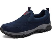 Moda 2024, nuevos zapatos para caminar para hombre, cómodos y usables, planos para otoño e invierno, zapatillas para correr para hombre, calzado informal de talla grande, zapatos para hombre 37 gris