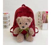 Bonita mochila para estudiantes, para deportes de ocio, nueva mochila de peluche, tendencia de moda, mochila de viaje de gran capacidad, mochila escolar