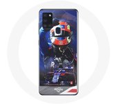 Coque Samsung Galaxy A21S Formule 1 Pierre Gasly Pilote automobile F1 Rouge Bleu