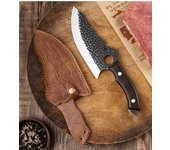 Cuchillos de cocina chinos de acero hechos a mano, cuchillo de chef, cuchillo de carnicero, cuchillo de matanza, cortador de verduras with cover