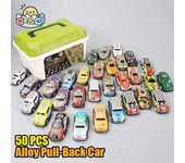 20-50 unids/set Mini coche inercia tirar hacia atrás para niños vehículo de plástico modelo colección juguetes regalo de cumpleaños para niños pequeños