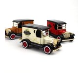 1 modelo de coche de aleación retro FT, coche vintage de metal Ford, regalo para niños, juguetes de colección size: 12.5*6*7cm rojo
