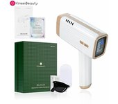 Dispositivo de depilación láser pantalla LED 500000 Flashes fotodepiladora IPL depilación máquina depiladora eléctrica indolora EU Plug blanco