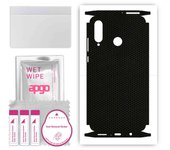 apgo Protective Skin Sticker for the back+sides compatible with Huawei P30 lite, Full Wrap Film, Foil, Vinyl - Pattern Matrix