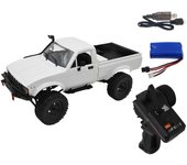 WPL C24-1 1:Coche todoterreno teledirigido de 16 pulgadas, 2,4 GHz, tracción en las cuatro ruedas, RTR DIY KIT
