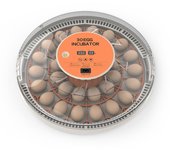 Incubadora de 30 huevos con volteo automático de huevos, control de humedad, pantalla de temperatura y ovoscopia US