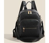 Mochila casual para mujer Mochila pequeña Mochila de viaje negro