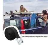 Correas de amarre de seguridad para exteriores con hebillas Correas de amarre para remolques y camiones de carga multiusos 25mm-3M