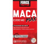 Force Factor, Fundamental, Maca Max, 2000 mg, 120 cápsulas vegetales (500 mg por cápsula)