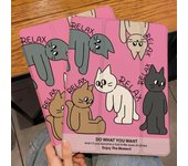 Funda impermeable para IPad 2022 Air 4 5 10,9 3 10,5 2021 2020 2019 10,2 Pro, funda de estilo triple con personalidad de gato de dibujos animados para IPad Mini 6 8,3 iPad 2022 10.9