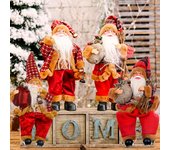 Adorno navideño de muñeco de Papá Noel, decoración navideña para el hogar, decoración de mesa navideña 2024, regalos de Navidad Natal, Año Nuevo 2024