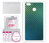 apgo Protective Skin Sticker for the back compatible with Cubot H3, Wrap Film, Foil, Vinyl - Pattern Carbon Chameleon CAKA1