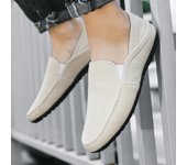 Zapatos de hombre de gran tamaño 2024, zapatos de soja de verano, zapatos de lona de lino transpirables y perezosos para el tiempo libre 39