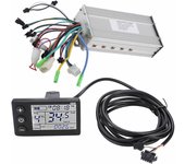 Kit de controlador sin escobillas para bicicleta eléctrica, scooter y bicicleta eléctrica con pantalla LCD a prueba de agua(1000 W 60 V )