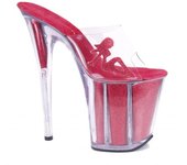 Sandalias con plataforma de baile para mujer, zapatos con tacón de 20cm y plataforma de 10cm, tacones negros sexys de 5 colores YKC 34