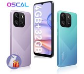 Smartphone Oscal FLAT 1C púrpura