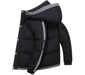 Chaqueta de plumón con capucha para hombre, abrigo de plumón de pato Blanco Simple, nuevo par Popular, invierno M