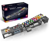 MOULD KING 26009 Arco Iris paso a paso, juguetes educativos creativos, modelo motorizado, bloques de construcción, piezas de montaje para niños, regalos para niños